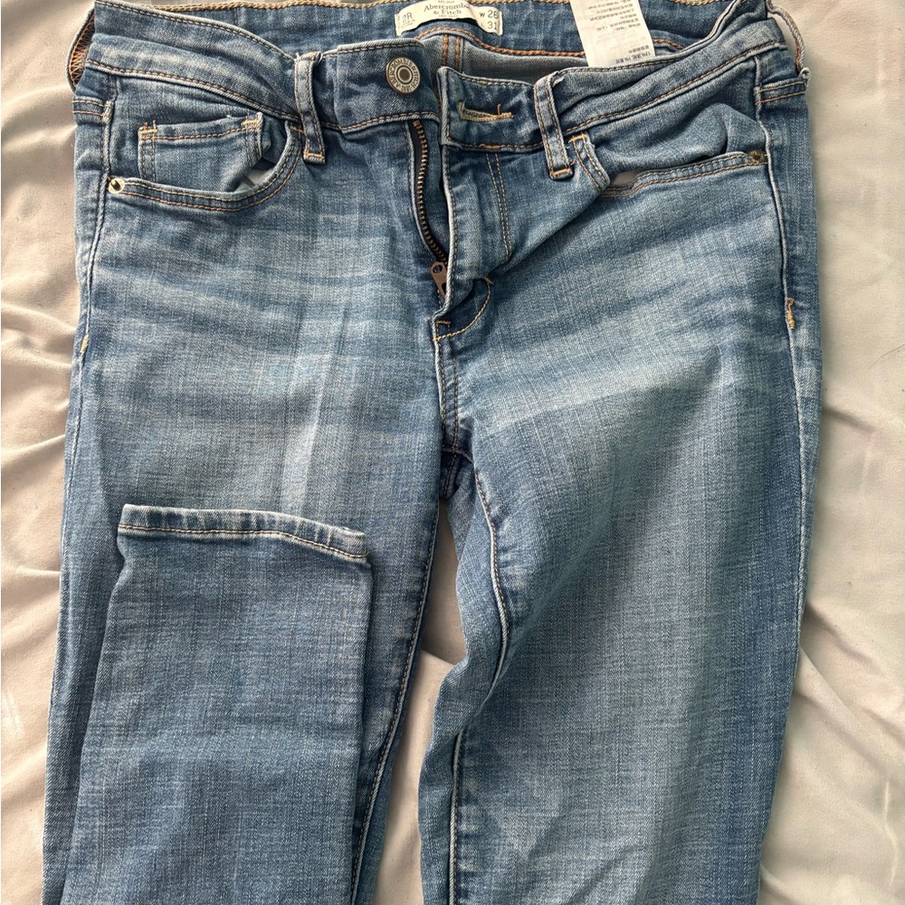 Abercrombie & Fitch Light Blue Skinny Jeans